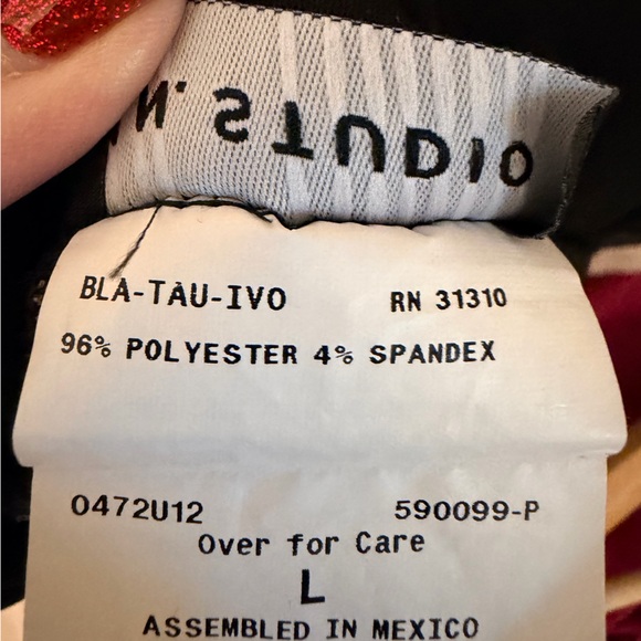 I.N. Studio Black and Tan Maxi Skirt - Picture 5 of 5